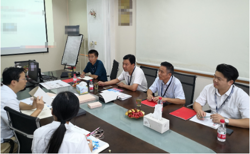 陪同政府園區(qū)赴新型建筑材料投資選址項目方對接考察，增進低碳經(jīng)濟發(fā)展